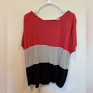 Maurices Vibrant Red 24/7 Tee